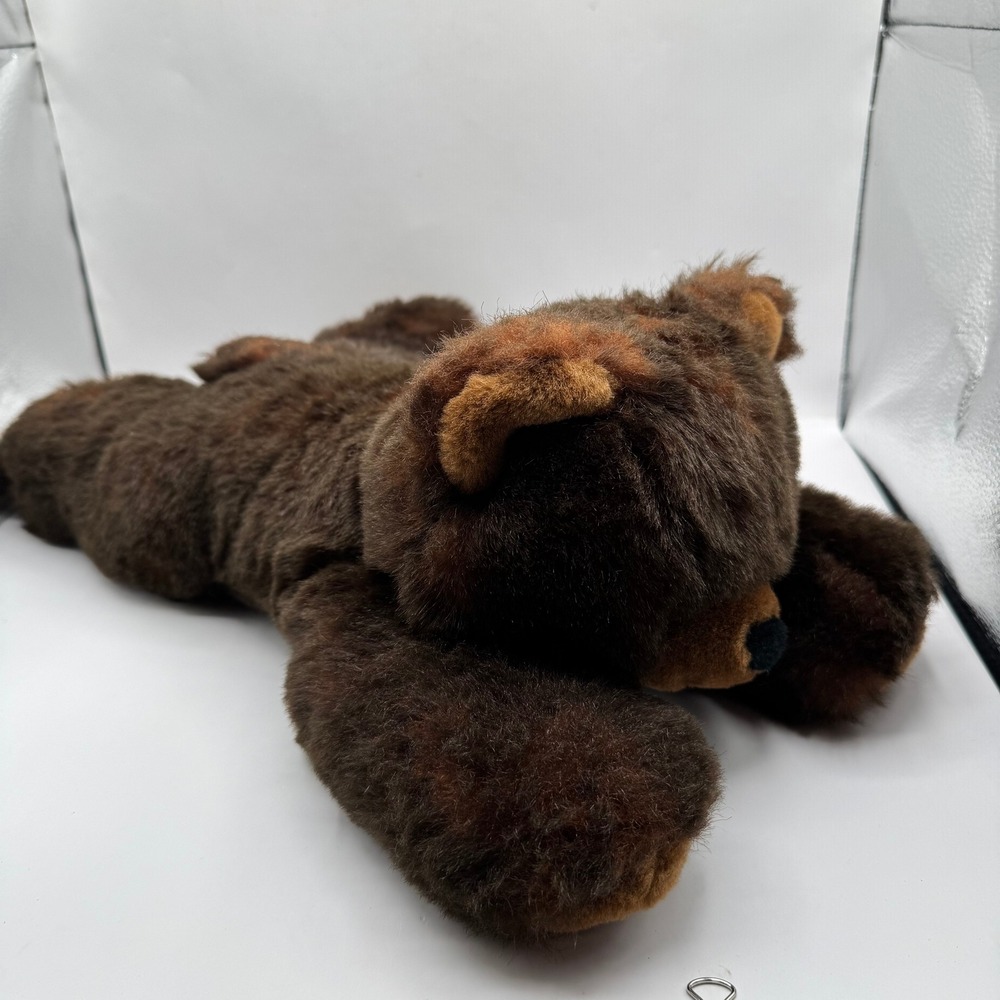 Fancy Zoo A&A Company Plush Bear Kids 17 Inch Brown Rust Mottled Faux Fur 37718